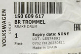 VW Up! Skoda Citigo SEAT Mii pair of rear brake drums (x2) 1S0609617