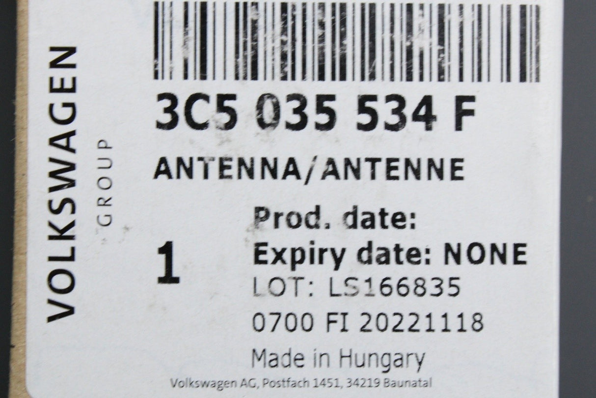 VW Beetle Cabriolet Audi SEAT Leon GPS antenna aerial 3C5035534F