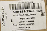 VW Golf MK8 2020-on upper a-pillar trim (right) 5H0867234K RM5