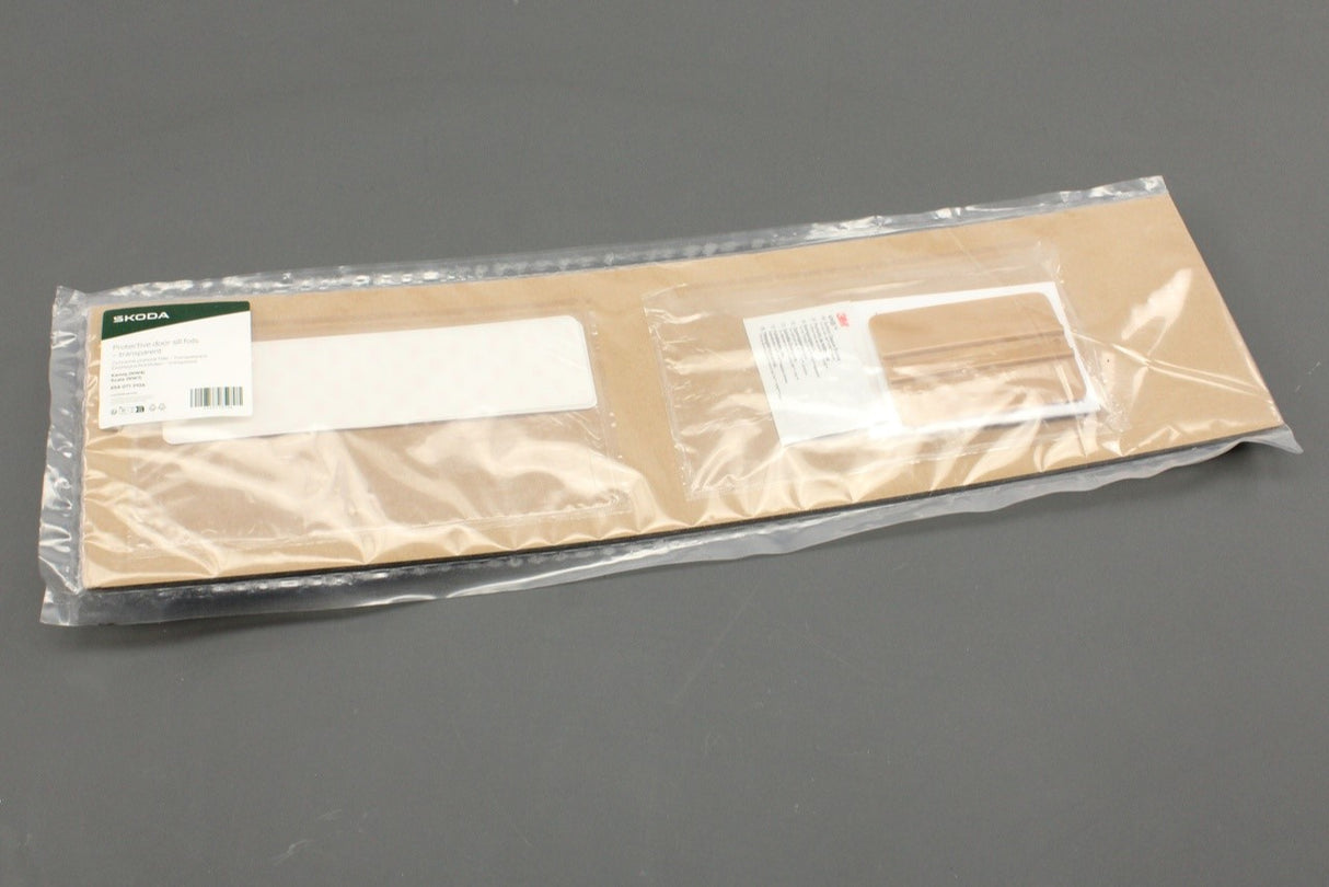 Skoda Kamiq 2019-on Scala door sill protection film (rear) 654071310A