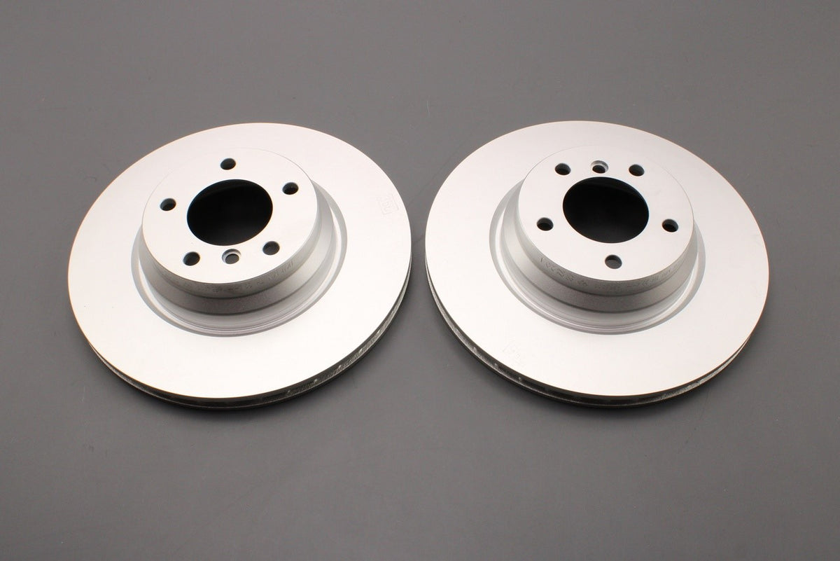 BMW 123d 130i 320d 325d 325i 330d X1 front brake discs (x2) 34116854999, view 1
