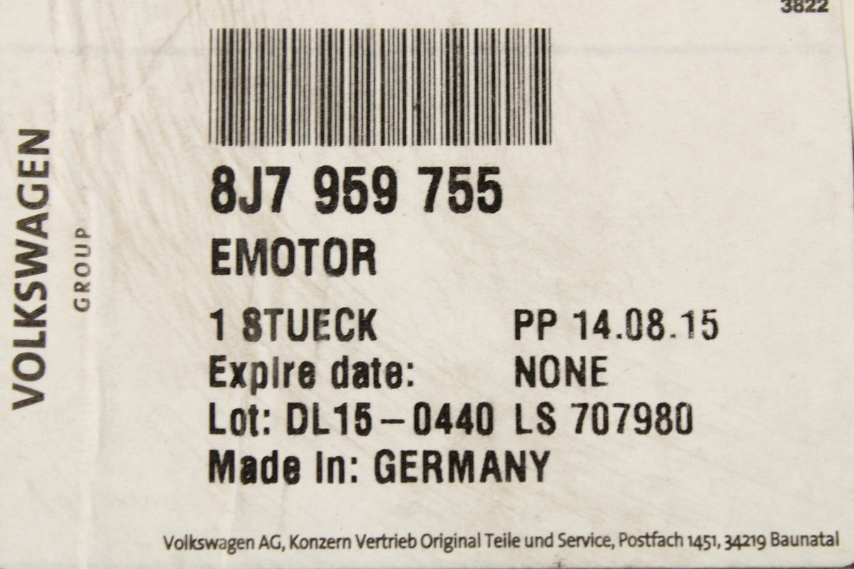 Audi TT TTS TTRS 07-14 roof hydraulic pump motor (Roadster) 8J7959755