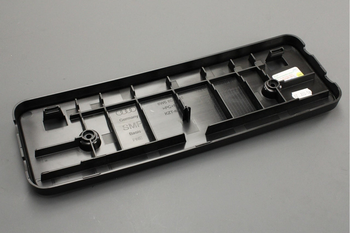 Audi A5 S5 2017-on number plate holder (front) 8W6807285S 3FZ