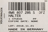 Audi A5 S5 2017-on number plate holder (front) 8W6807285S 3FZ