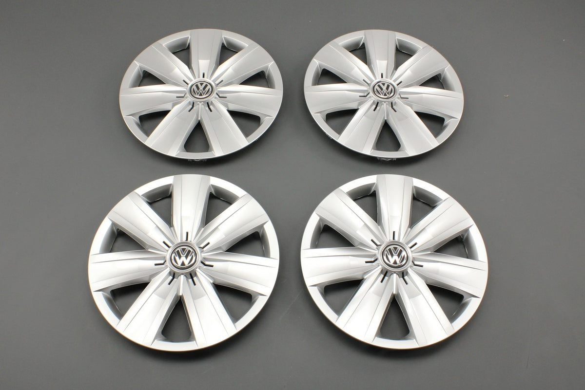 VW T-Roc 2018-on 16 inch wheel trim hub cap set (x4) 2GA071456, view 1
