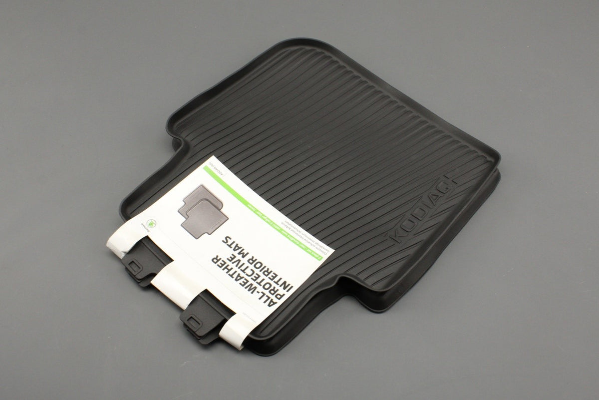 Skoda Kodiaq 2017-2024 rubber floor mats (rear) 565061512A, view 1