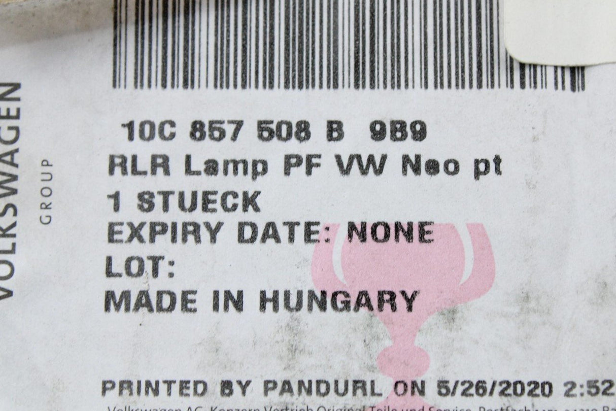 VW ID.3 2020-on RHD wing mirror housing (right) 10C857508B 9B9