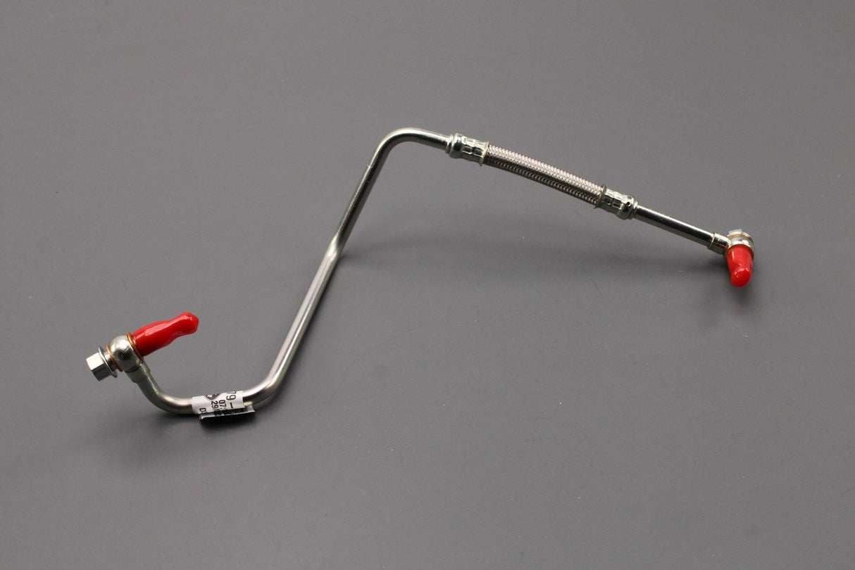 Jaguar XF XE F-Pace 2015-on 2.0 TD turbo oil feed pipe AJ813404