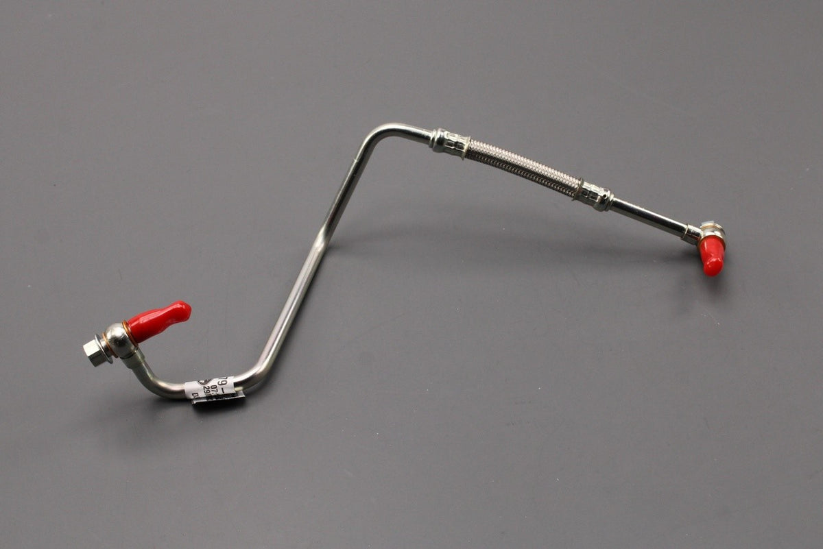 Jaguar XF XE F-Pace 2015-on 2.0 TD turbo oil feed pipe AJ813404, view 1
