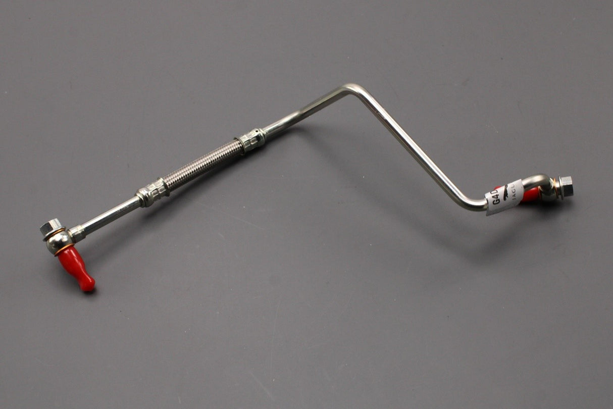 Jaguar XF XE F-Pace 2015-on 2.0 TD turbo oil feed pipe AJ813404