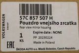 Skoda Karoq 2018-on power fold wing mirror housing (left) 57C857507H