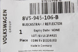 Audi A3 Saloon 13-16 rear bumper reflector lens (right) 8V5945106B