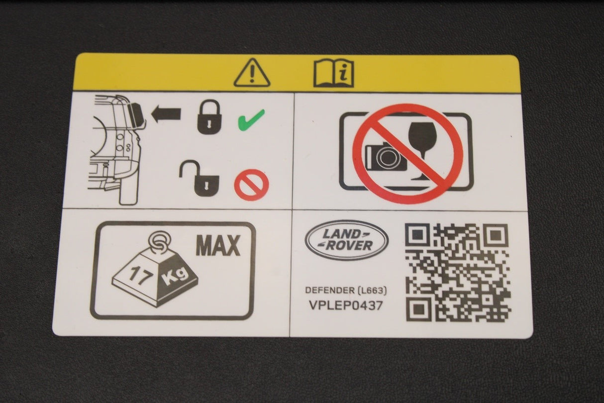 Land Rover Defender 2020-on side mounted storage box (right) VPLEP0531