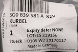 VW Golf MK7 13-16 MK7.5 17-20 window crank handle (rear) 5G0839581A 82V