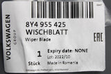 Audi A3 S3 RS3 Sportback 2020-on rear window wiper blade 8Y4955425