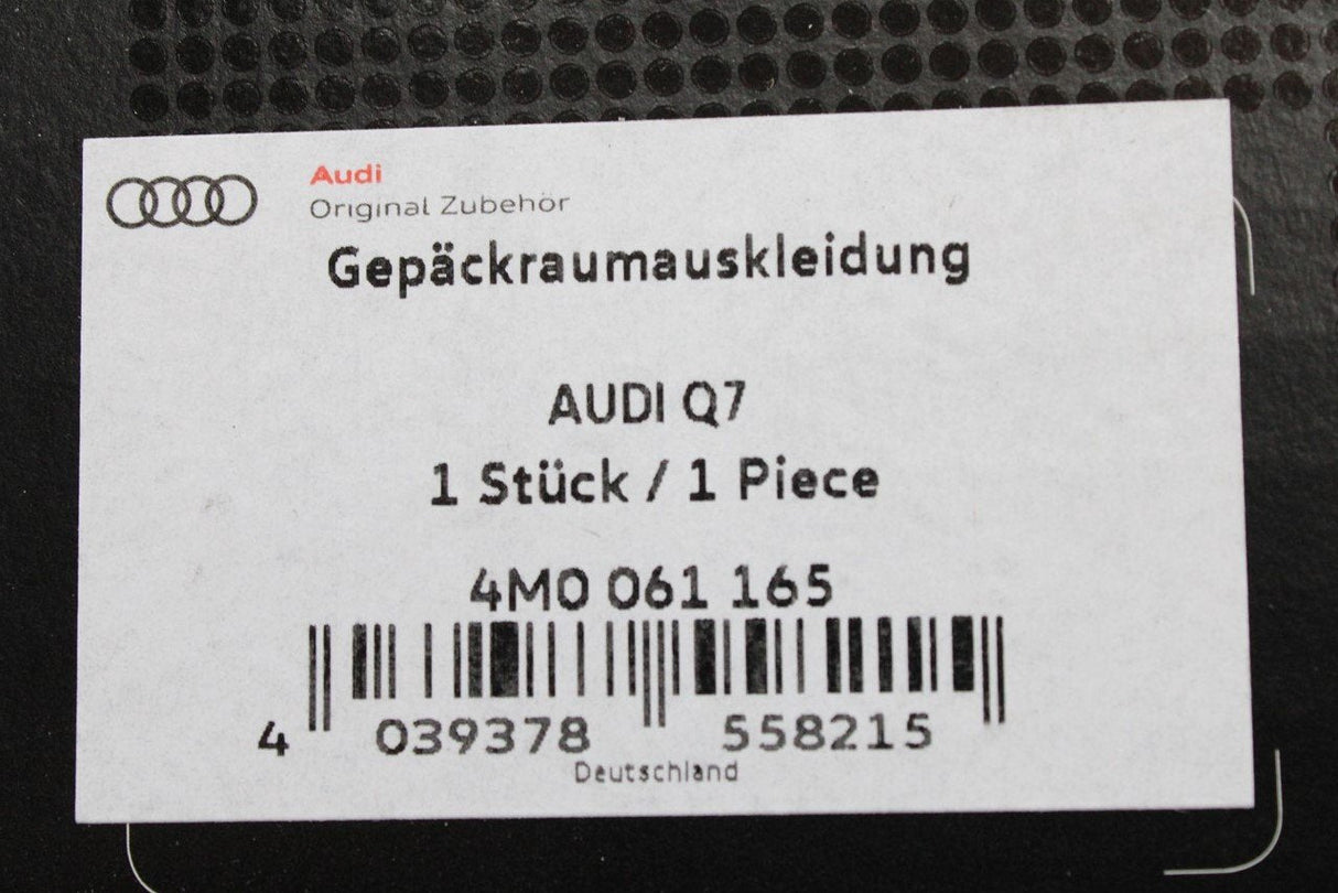 Audi Q7 2016-on boot luggage compartment liner 4M0061165