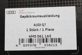 Audi Q7 2016-on boot luggage compartment liner 4M0061165