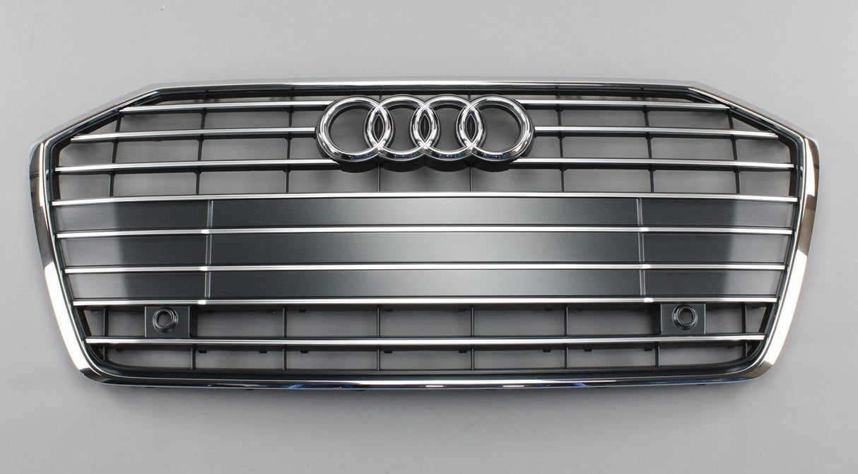 Audi A6 C8 2019-on S-Line front radiator grille & badge 4K0853651B RU6