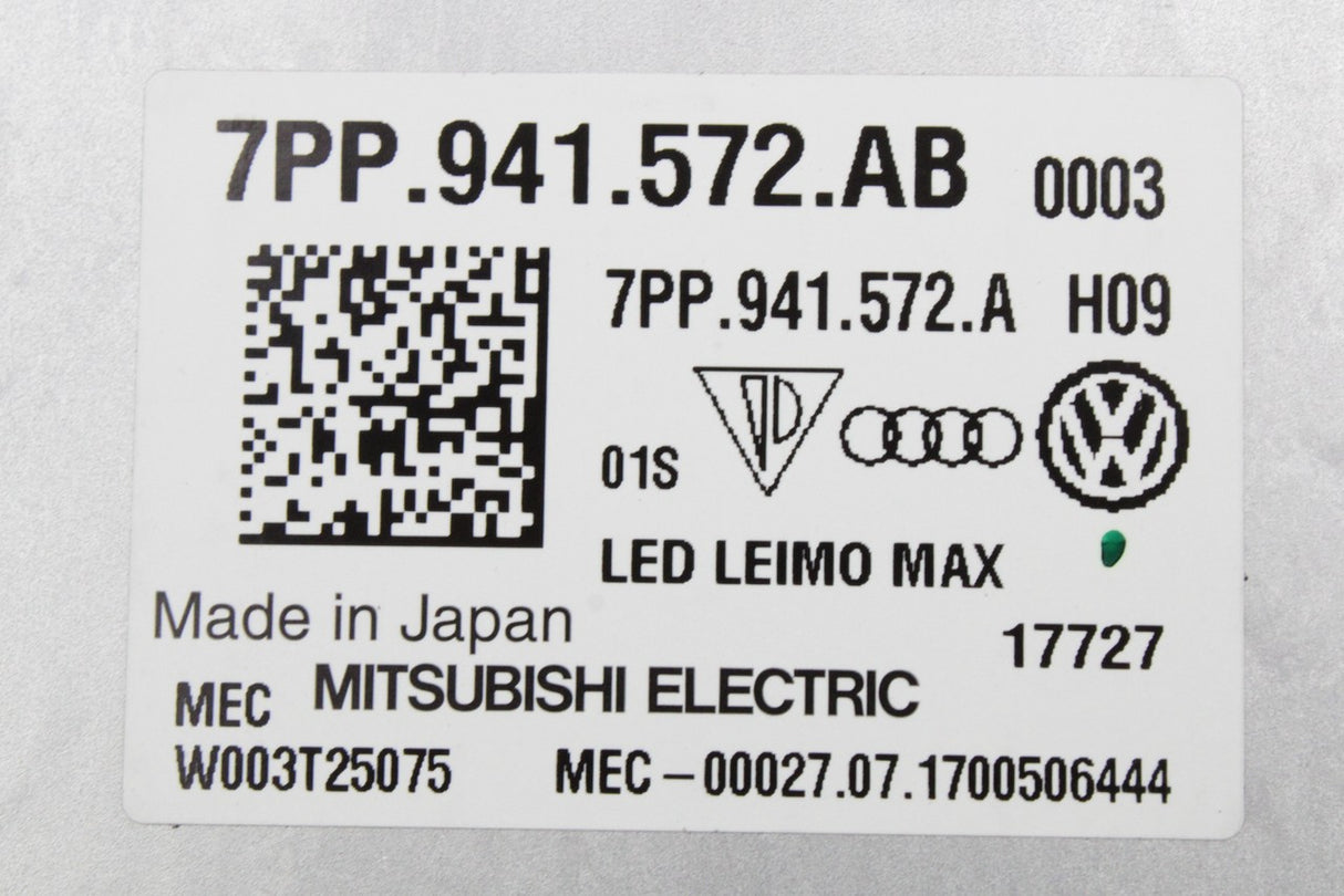 Audi Q3 RSQ3 2014-2018 LED headlight power module 8U0998572A
