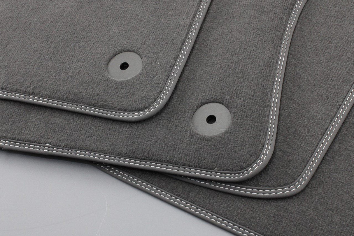 VW Arteon 2017-on front rear carpet floor mats RHD grey 3G8863012A QUF