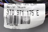 Skoda Superb 2014-15 tailgate wiring loom harness (lower) 3T0971175E