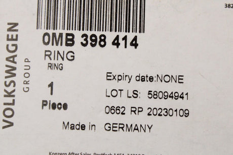 Audi e-tron 19-on gearbox circlips set (rear) 0MB398414
