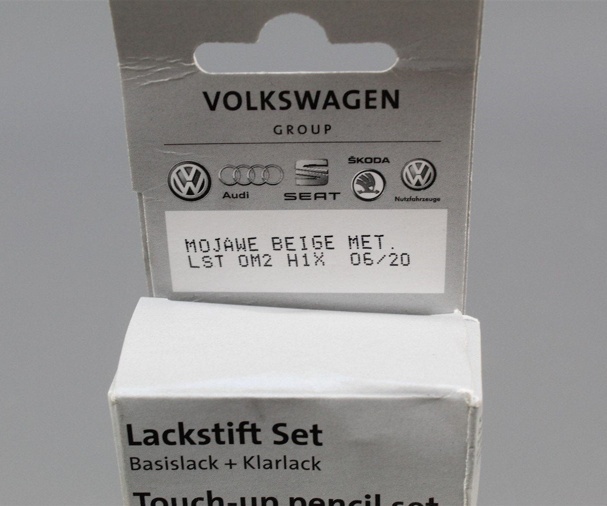 VW Volkswagen touch up paint set x2 9ml Mojave Beige H1X LST0M2H1X