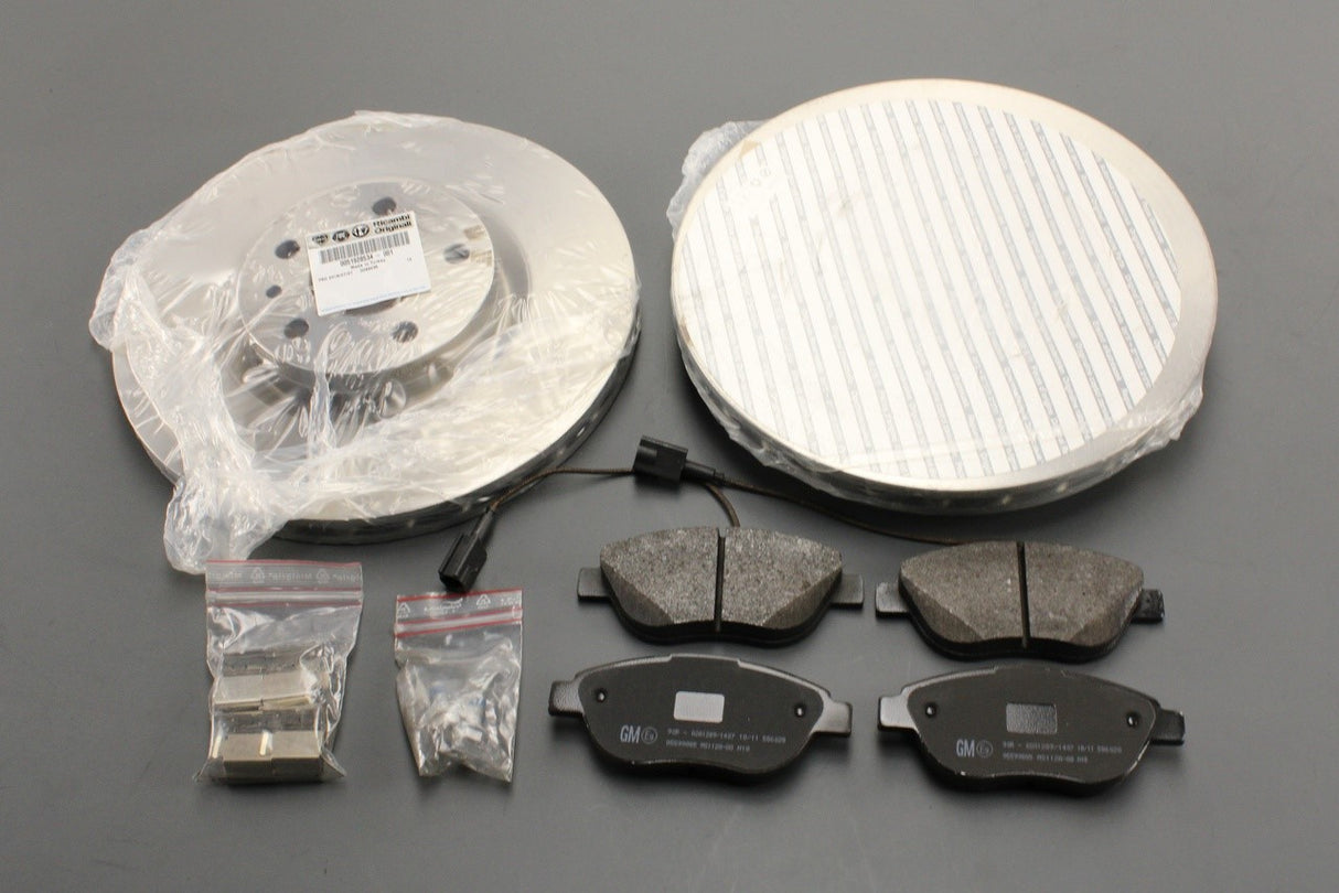 Vauxhall Combo D 2012-2018 brake discs and pads kit (front) 95526068