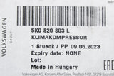 VW Audi Skoda SEAT 1.2 1.8 2.0 TSI 1.6 2.0TDI a/c compressor 5K0820803L