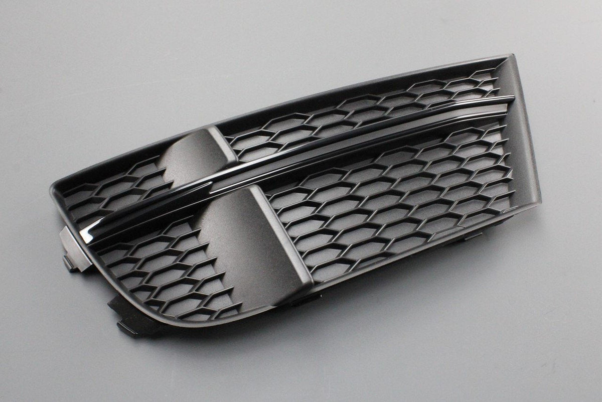 Audi A3 S-Line 8V 17-on lower front bumper grille (left) 8V3807681AB ESM, view 1