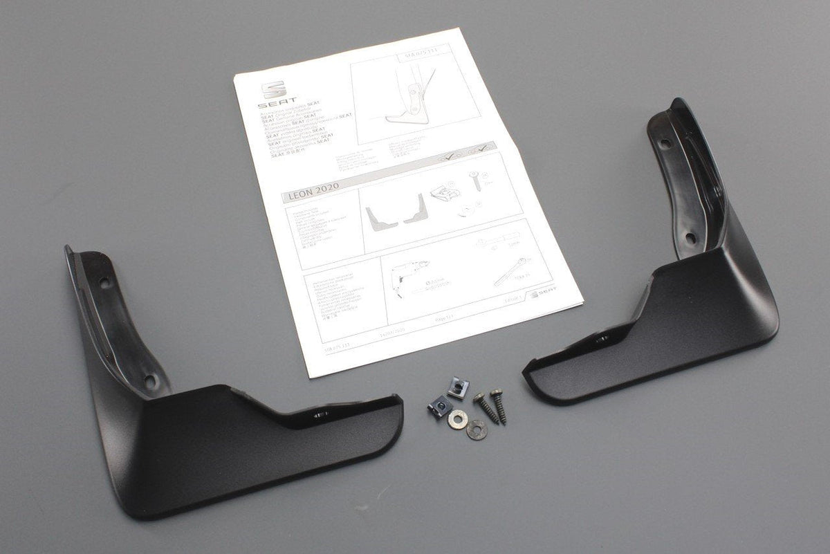 SEAT CUPRA Leon 2020-On accessory front mud flaps 5FA075111, view 1