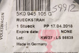 VW Golf MK6 2009-2013 rear bumper reflector (left) 5K0945105G