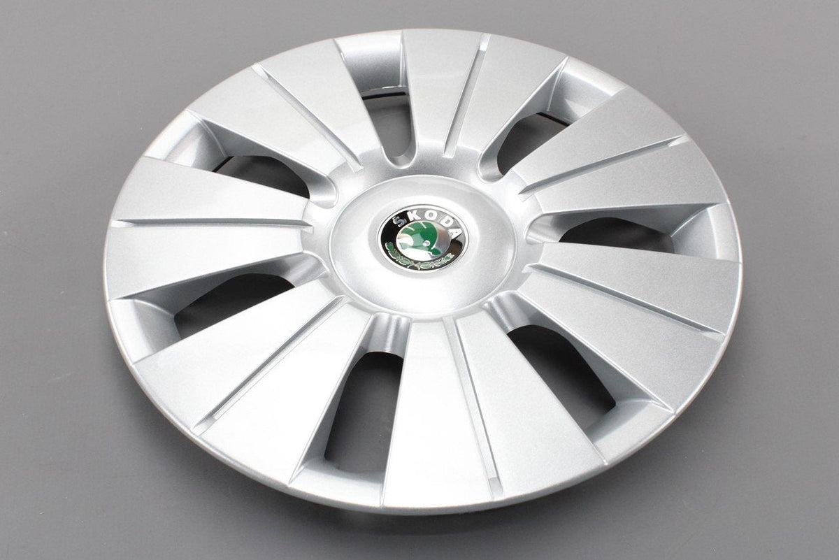 Skoda Fabia 6Y 2000-2007 14 inch wheel trim hub cap (x1) 6Y0601147H MHB, view 1