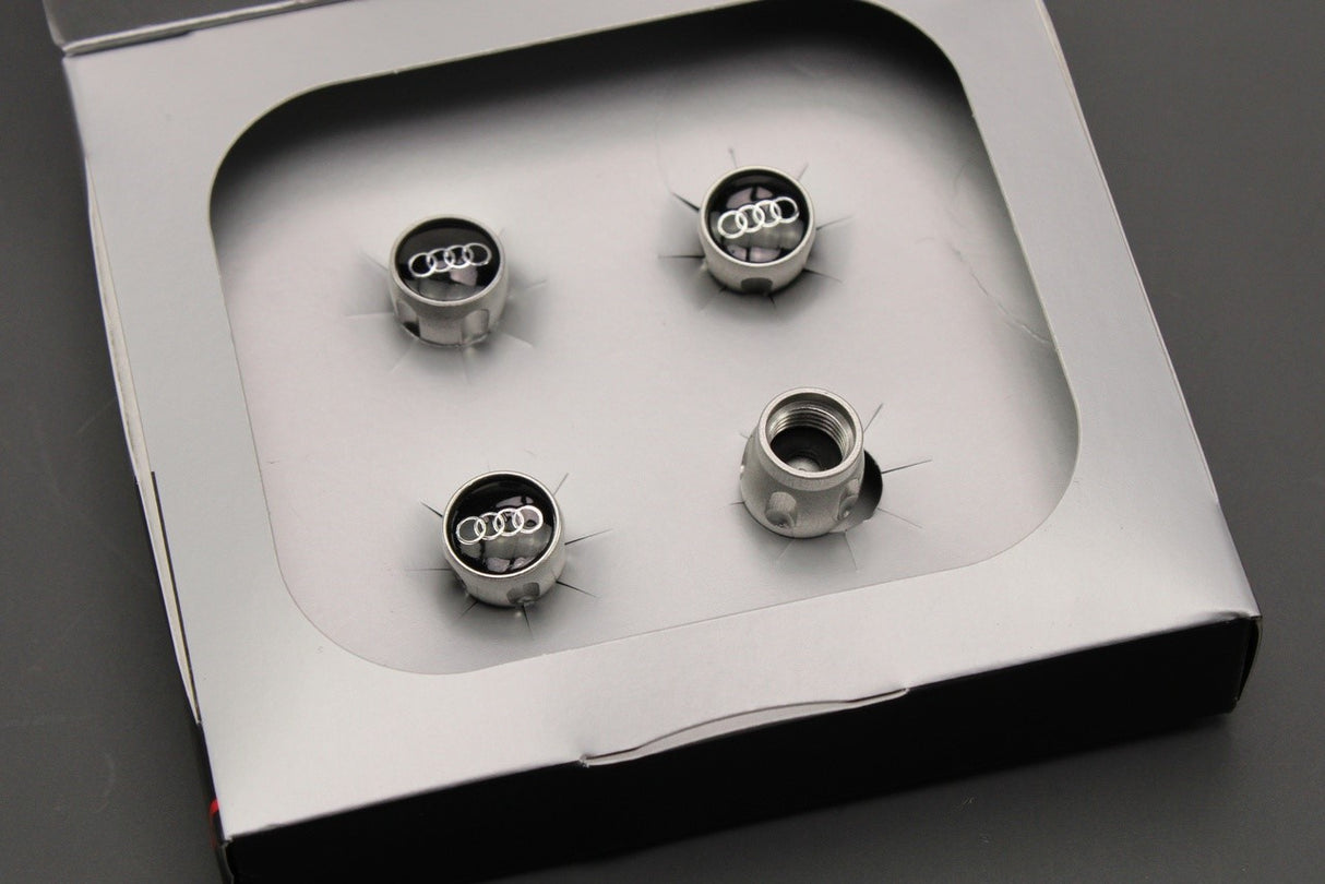 Audi aluminium valve caps accessory 4L0071215A