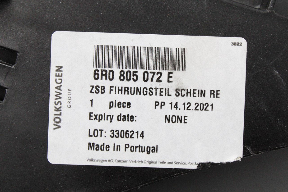 VW Polo 6R 6C 2010-18 headlight support bracket (right) 6R0805072E