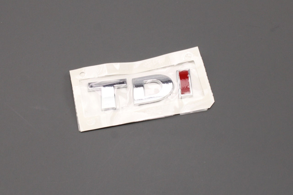 VW Golf MK6 Transporter T5.1 T6 Tiguan rear 'TDI' badge 5K0853675AP GQF, view 1