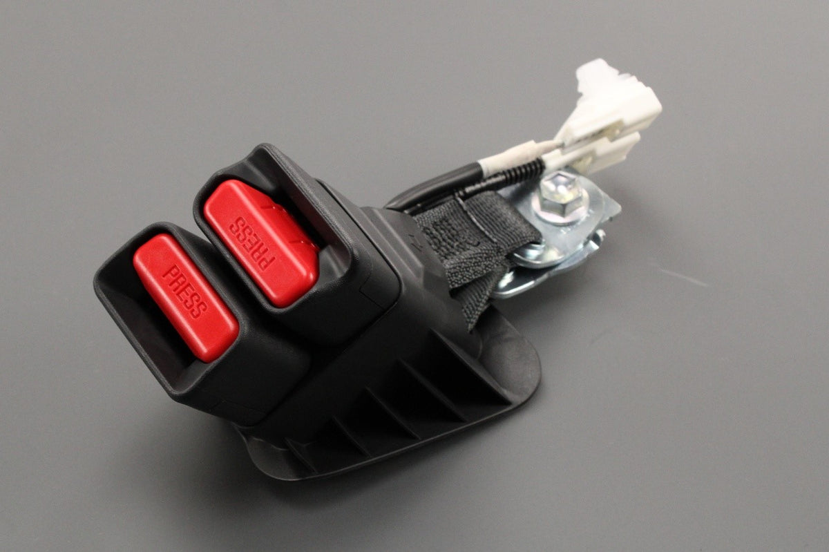 Toyota C-HR 2016-on double seat belt buckle (rear left) 73480-F4010-C2, view 1