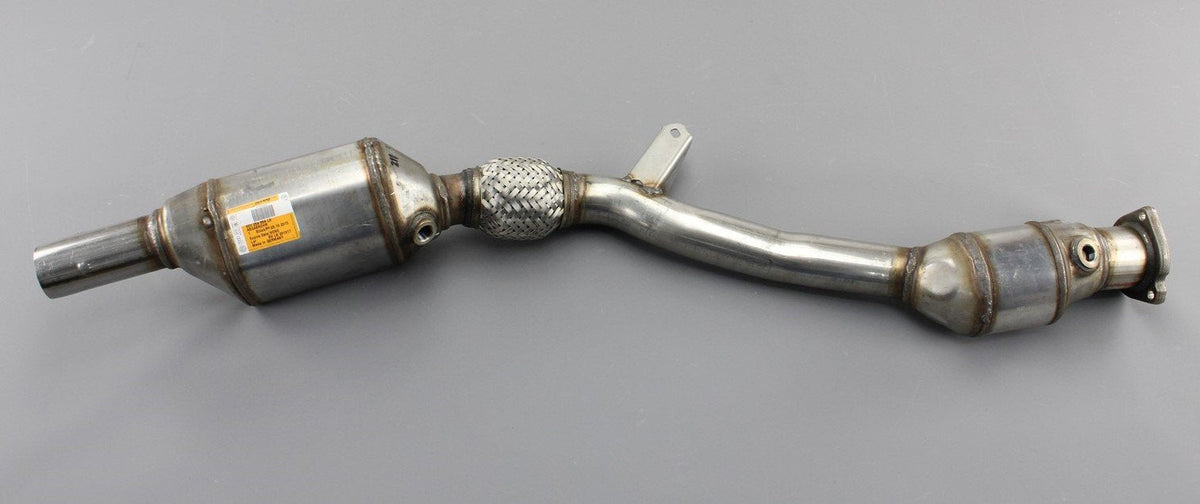 Audi A4 B6 B7 3.0 V6 petrol right exhaust pipe & catalyst 8E0254554LX, view 1