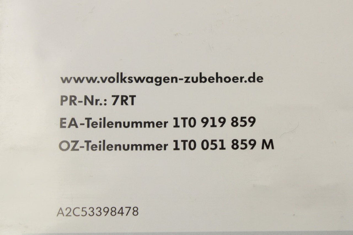 VW Volkswagen navigation DVD europe west V6.1 RNS 510 1T0919859M
