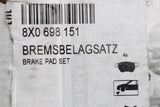 VW Polo GTI 6R 6C Audi S1 SEAT front brake pads set (310mm) 8X0698151