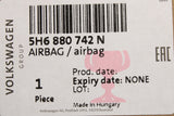 VW Golf MK8 2020-on curtain head airbag unit (right) 5H6880742N