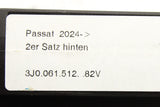 VW Passat 2024-on all weather rubber floor mats (rear) 3J0061512 82V