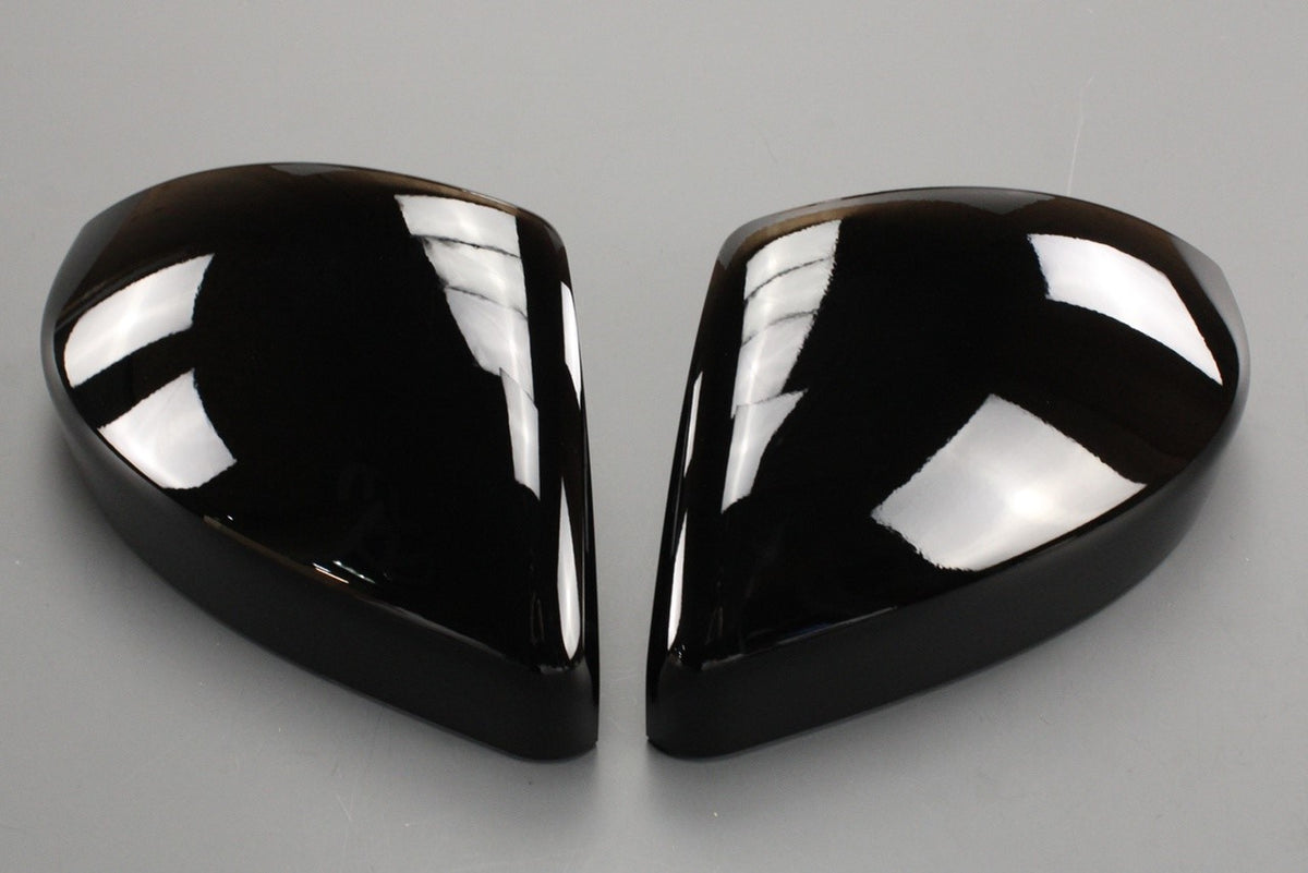 Jaguar F-Pace E-Pace 2016-on gloss black wing mirror cover caps T4A12007, view 1