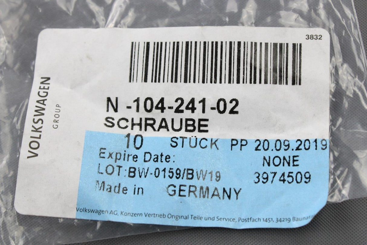 VW Audi Skoda SEAT Hexagon head panel screws 4x16-H (x10) N10424102