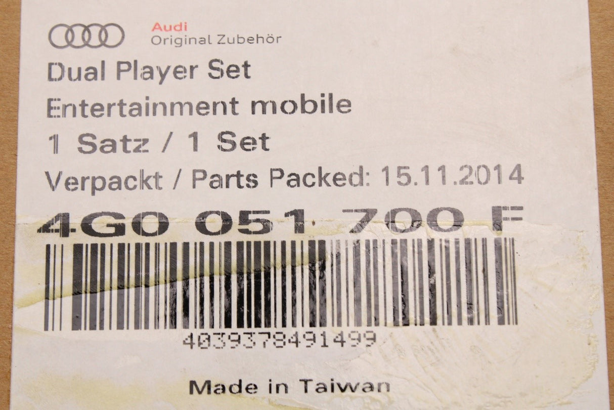 Audi A4 RS4 A5 A6 RS6 A7 Q3 Q5 Q7 DVD player with LCD screen 4G0051700F