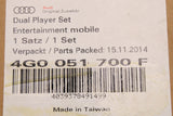 Audi A4 RS4 A5 A6 RS6 A7 Q3 Q5 Q7 DVD player with LCD screen 4G0051700F