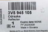 Skoda Superb 2015-on rear bumper reflector (left) 3V5945105