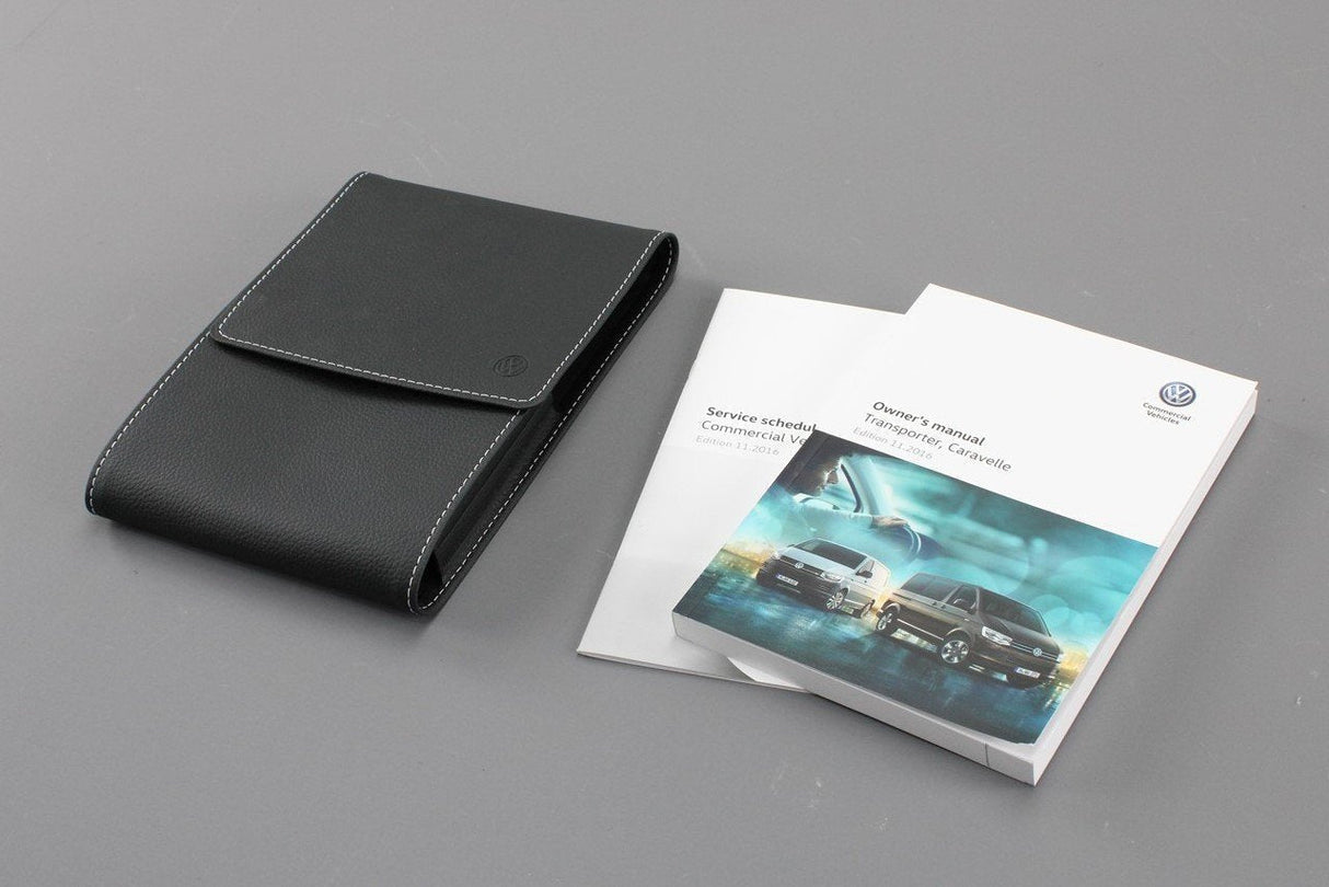 VW Transporter Caravelle T6 2016-2017 Owners manual and wallet A7EBC0020