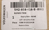 VW Golf MK8 2020-on dashboard trim panel (RHD) 5H2858416B 8W2