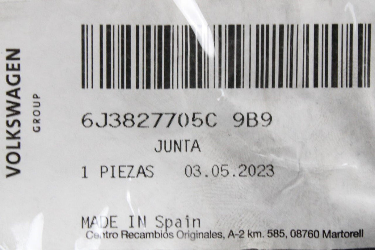 SEAT Ibiza 2009-17 boot lid seal gasket (3 door only) 6J3827705C 9B9